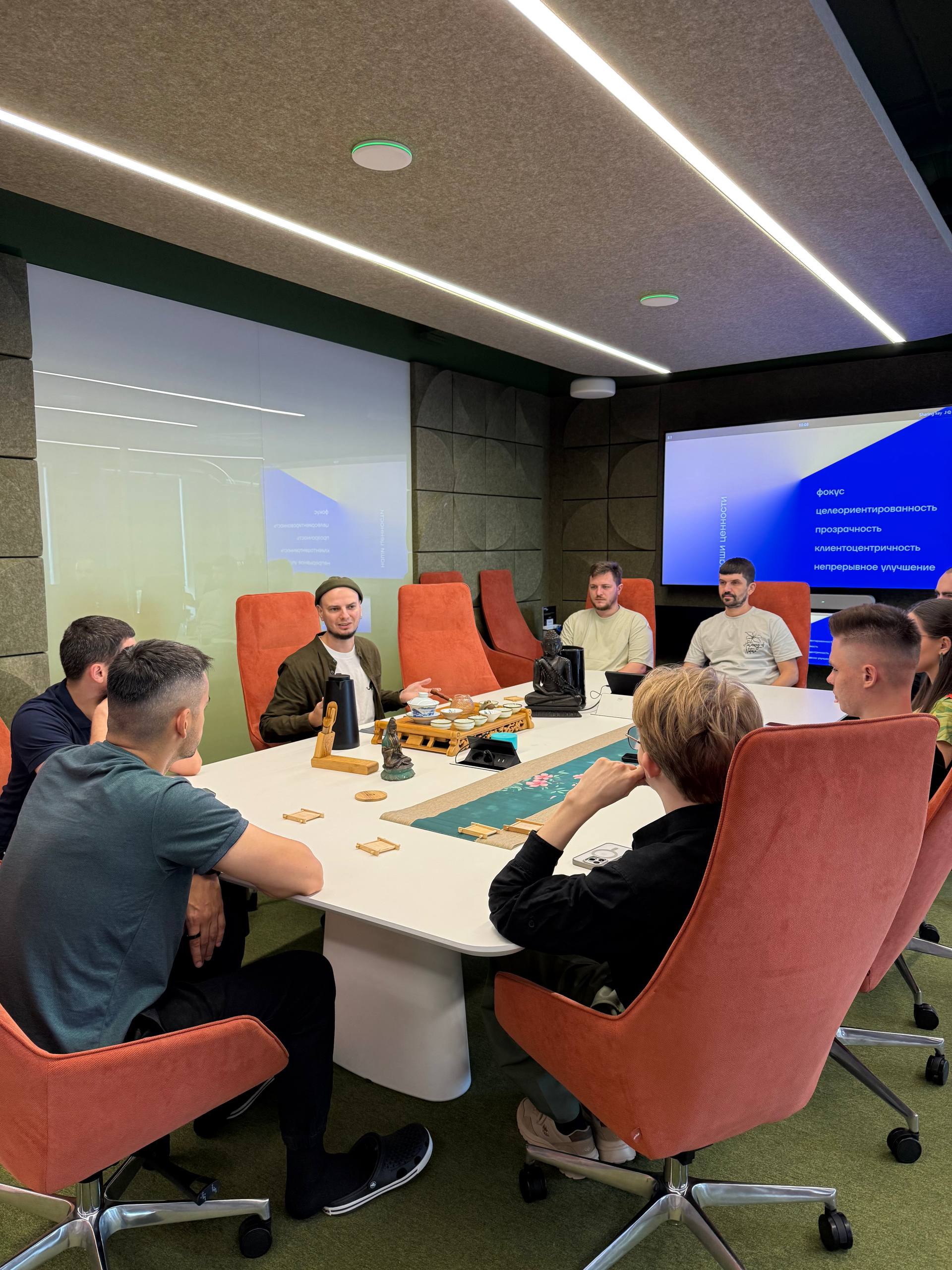 Корпоратив с китайским чаем — Процесс