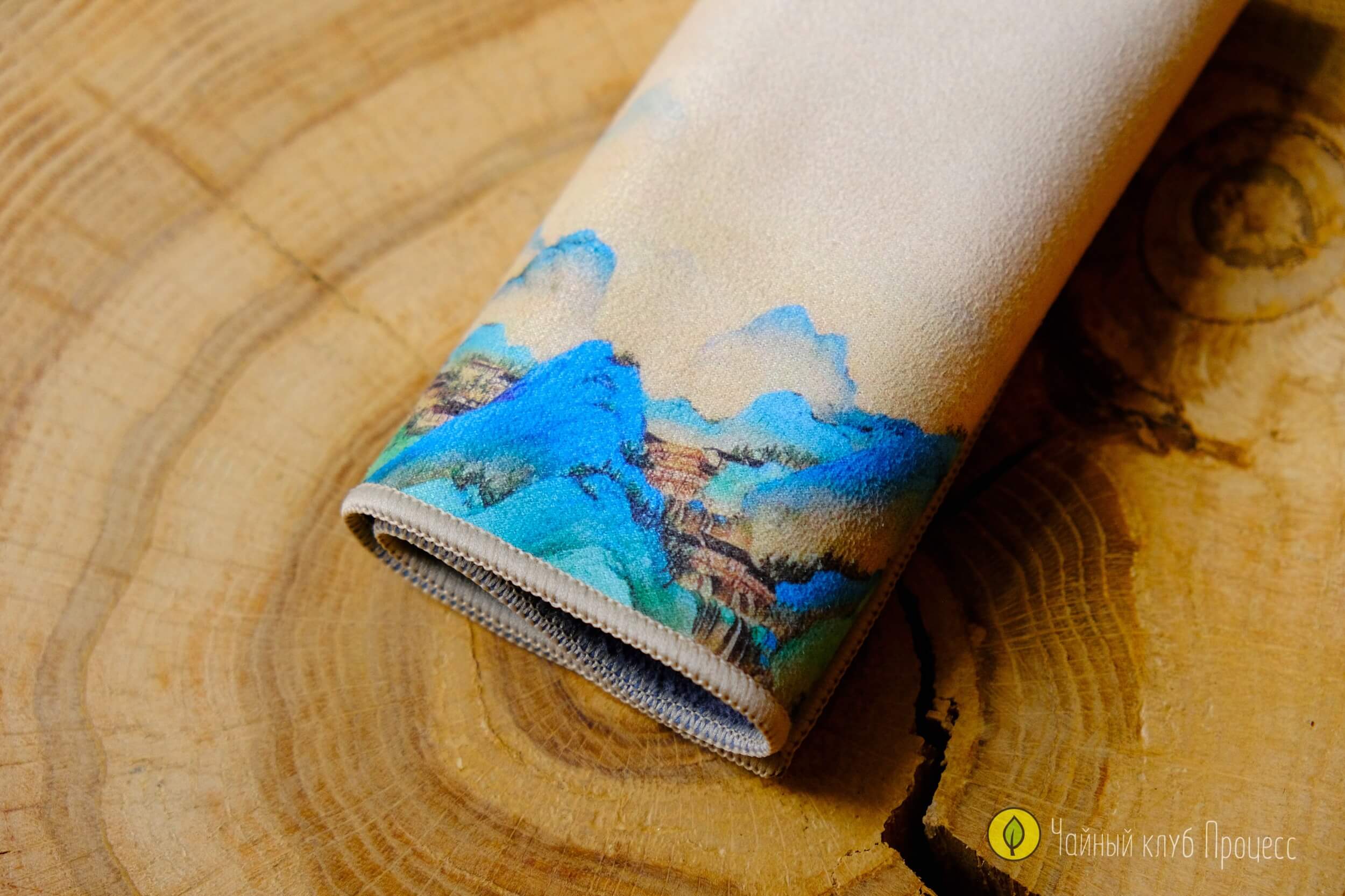 Чайное полотно «Реки и горы»