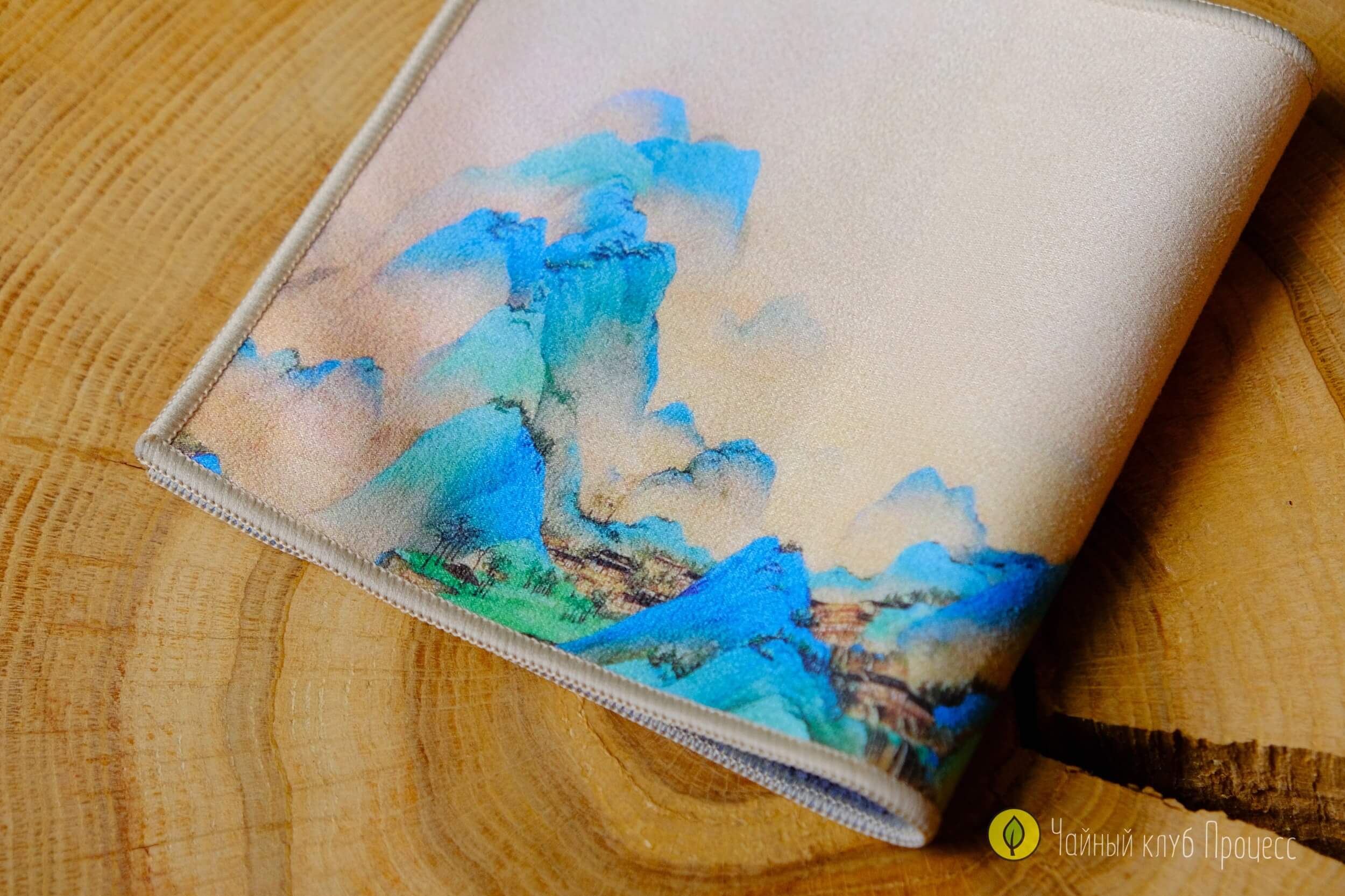 Чайное полотно «Реки и горы»