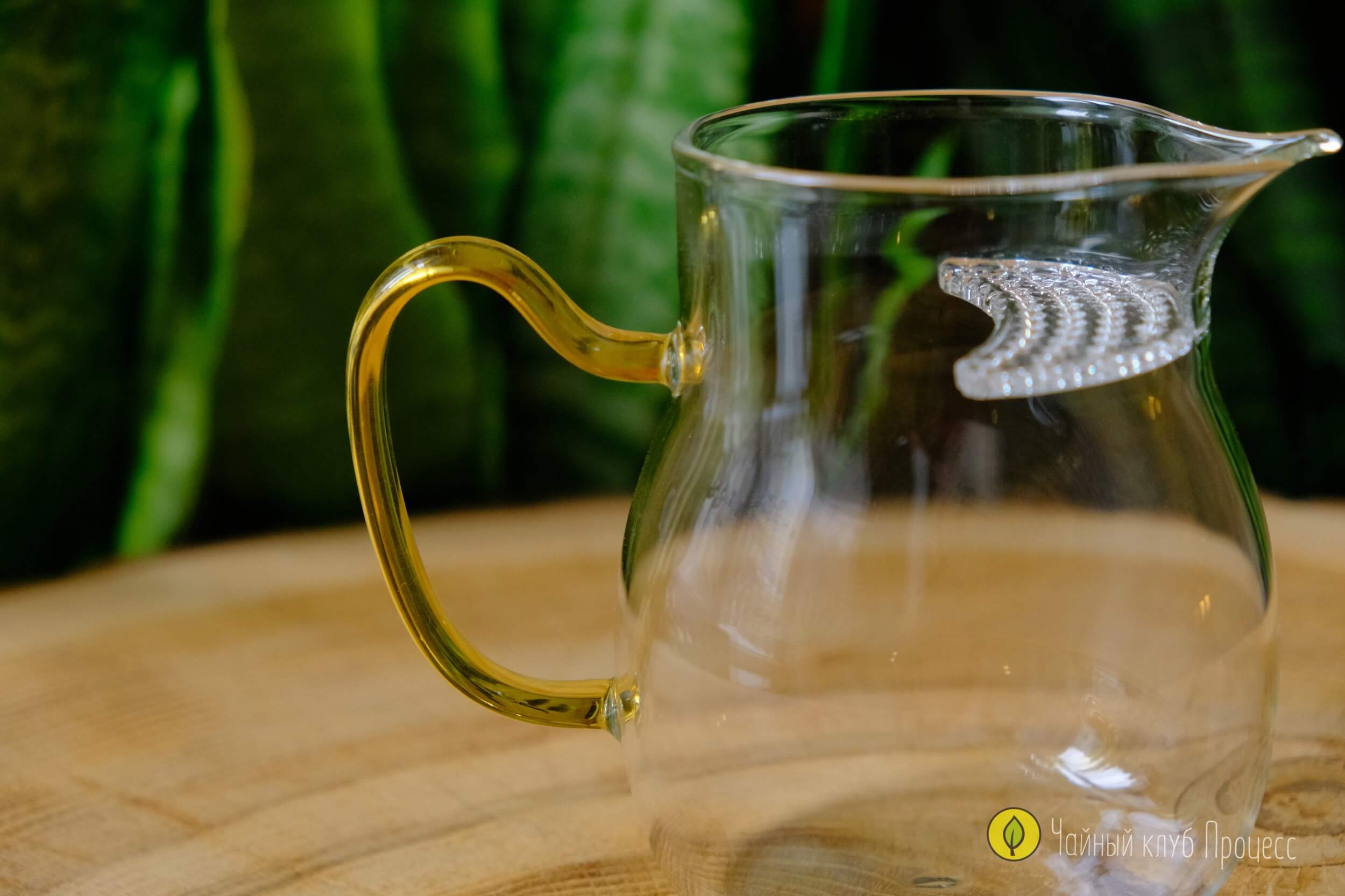 Чахай из боросиликатного стекла с встроенным ситом, 400 мл