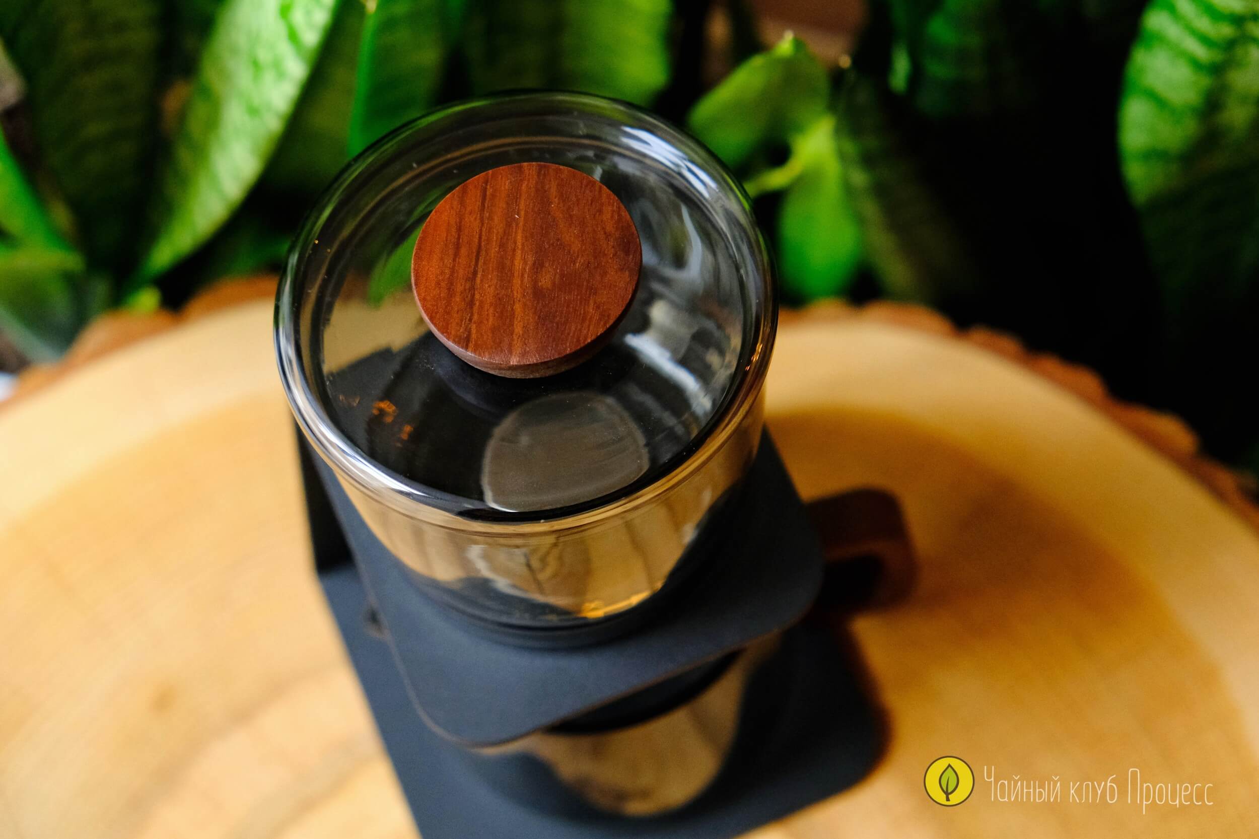  Чайная станция из боросиликатного стекла с поворотным сливом