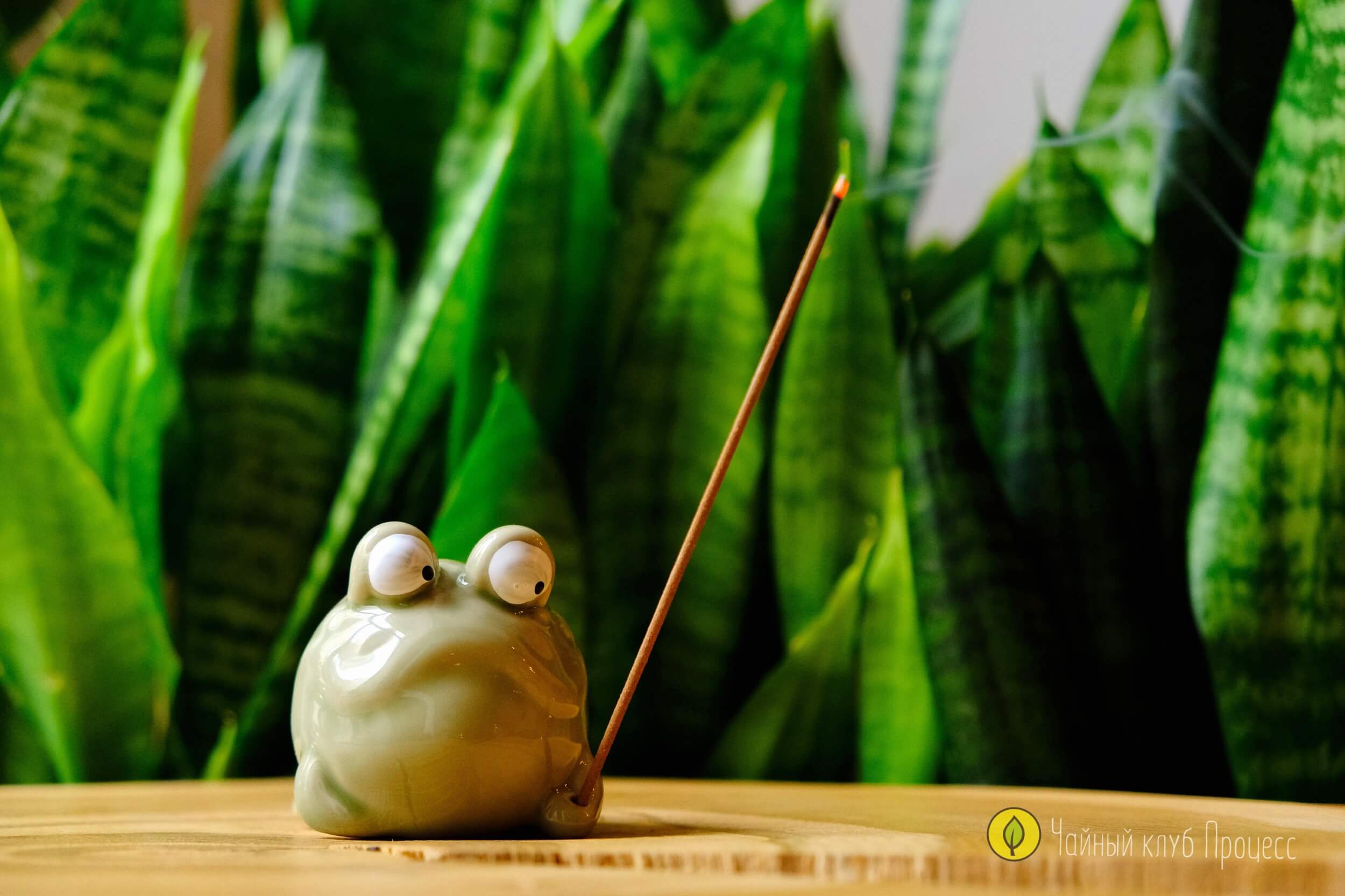 Фигурка "Жаба — держатель благовоний"