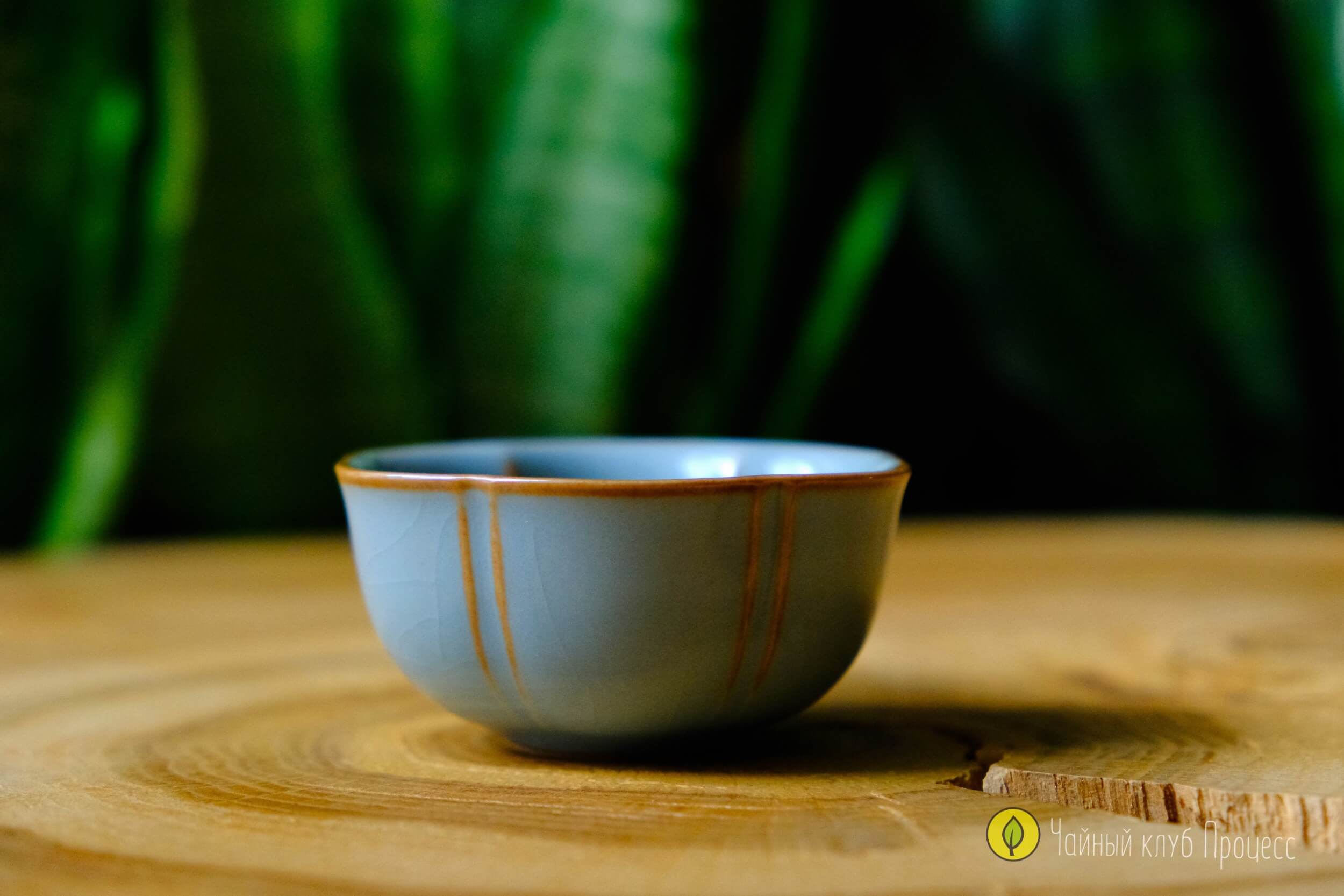 Пиала жу яо «Мэйхуа» светло-голубая