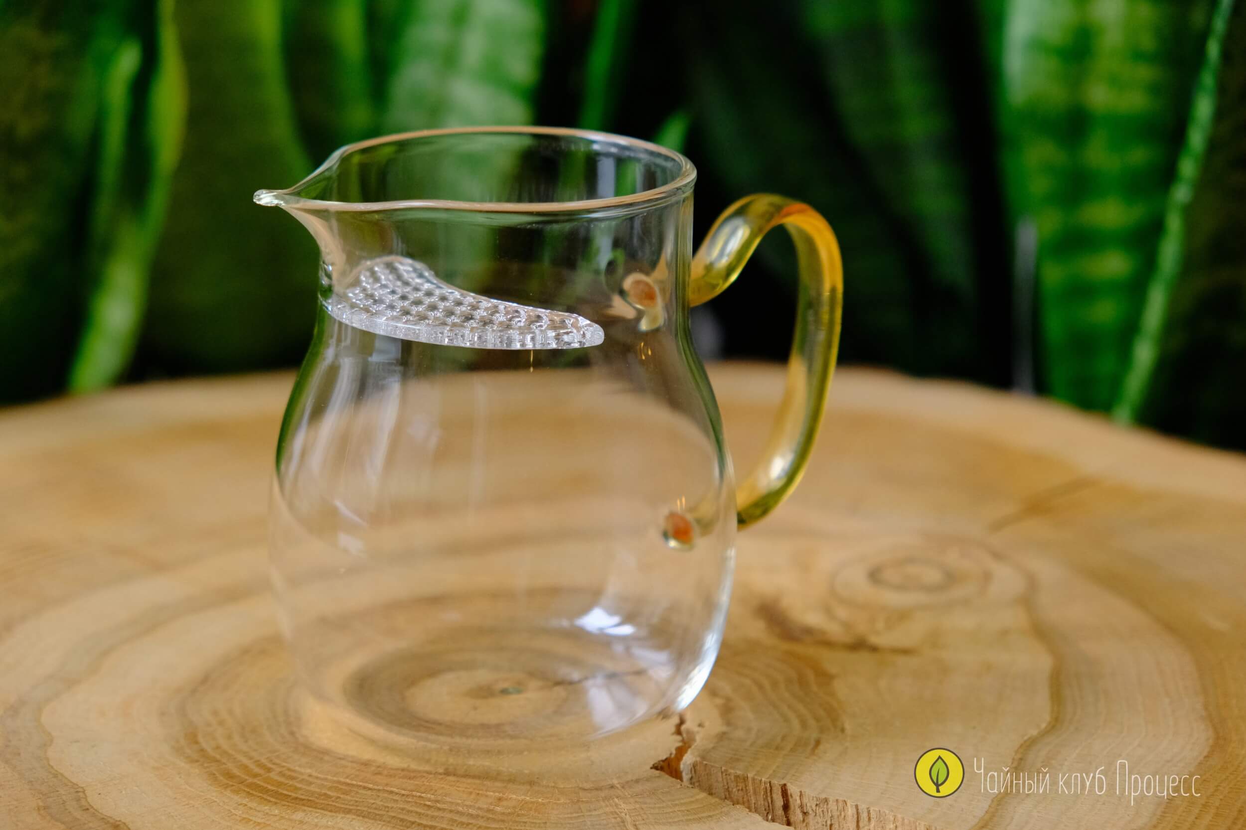 Чахай из боросиликатного стекла с встроенным ситом, 400 мл