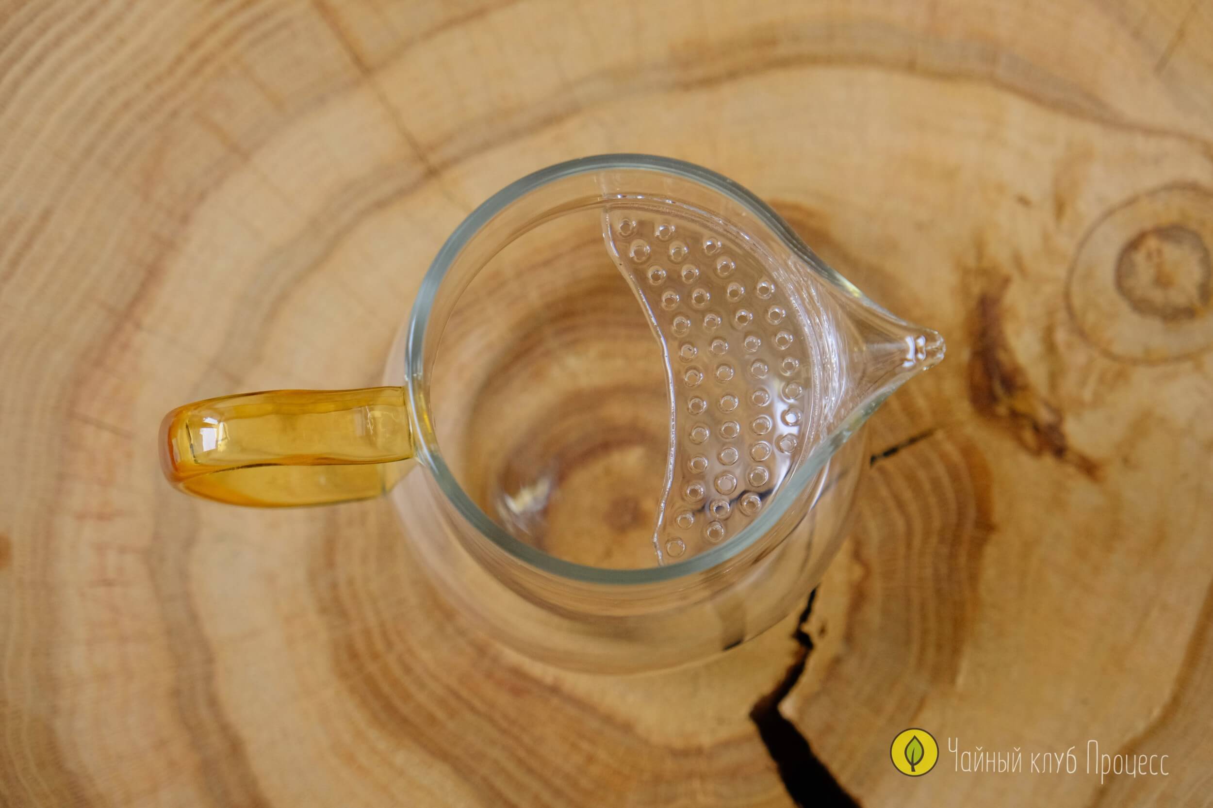 Чахай из боросиликатного стекла с встроенным ситом, 400 мл