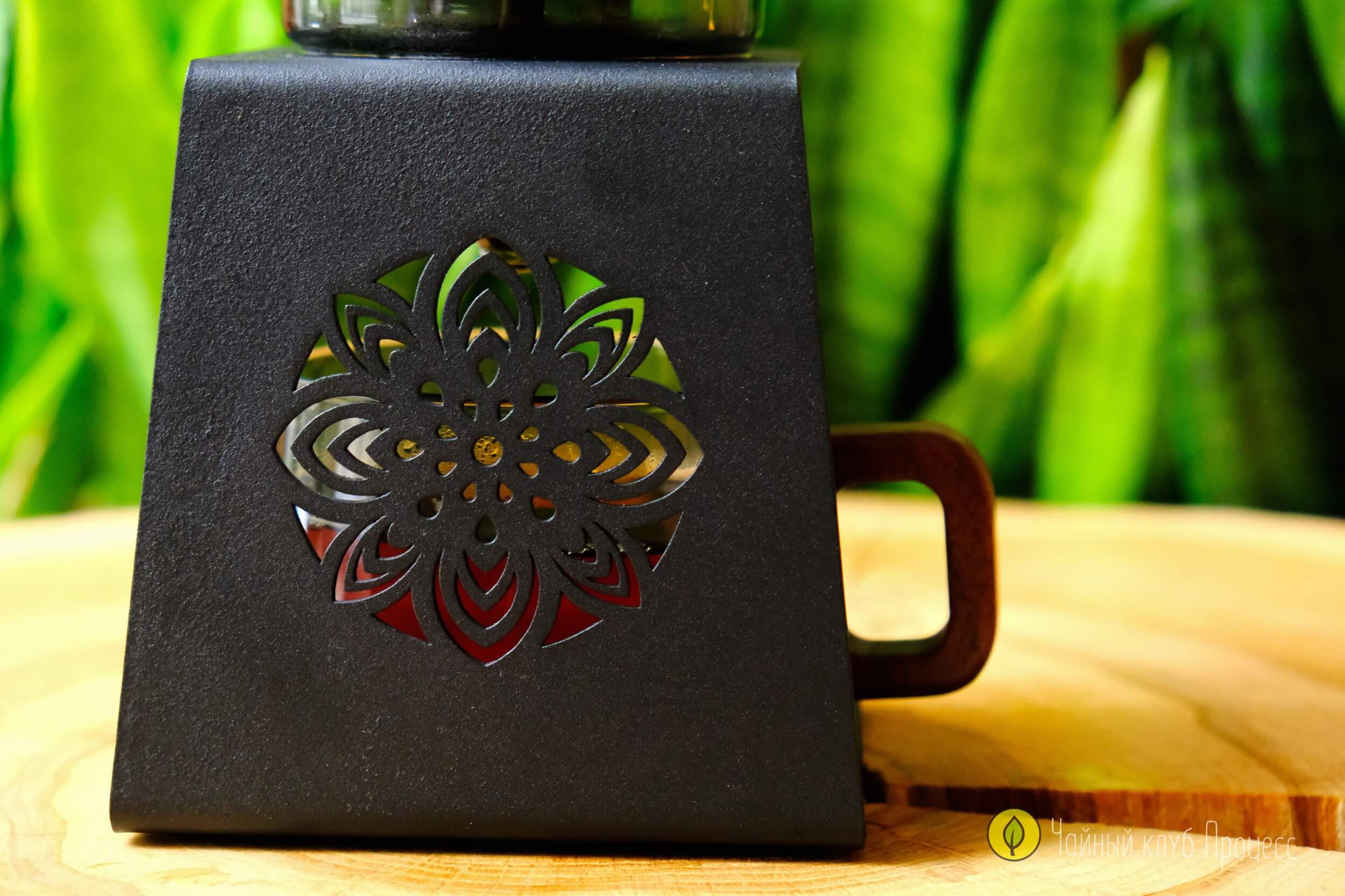  Чайная станция из боросиликатного стекла с поворотным сливом