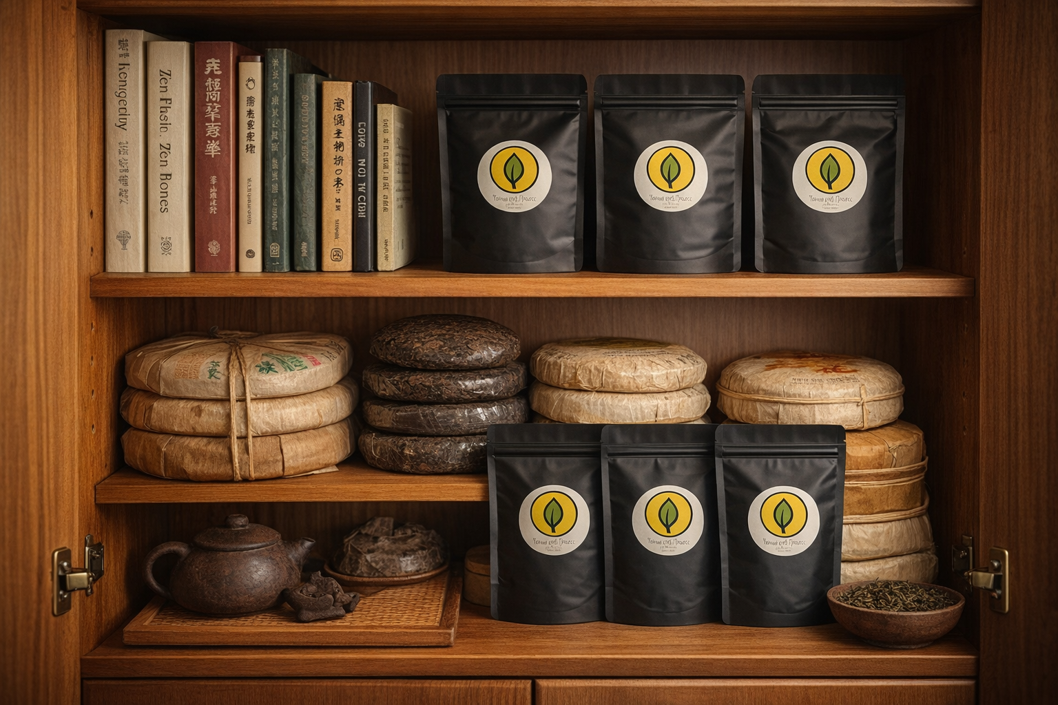 Хранение чая дома: шкаф, упаковка и блины пуэра