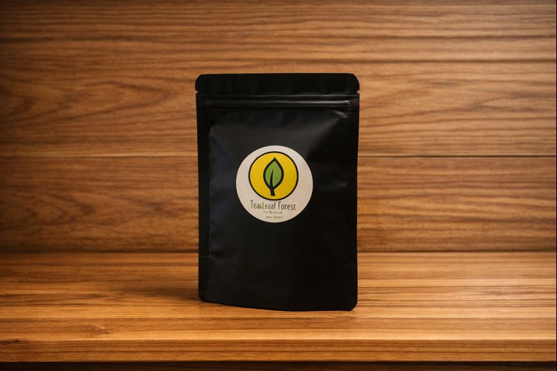 Фольгированный непрозрачный зип-пакет для чая